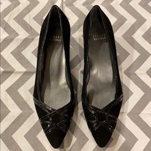 Stuart Weitzman Suede Black Heels